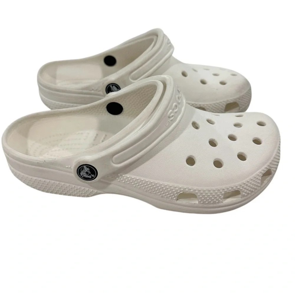 CROCS Classic Clog Kids Shoes in White